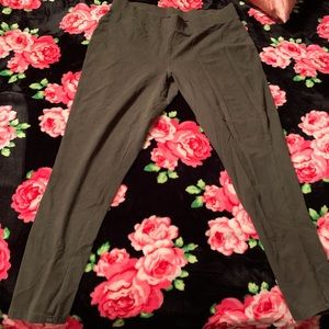 Dark / army green torrid leggings size 3
